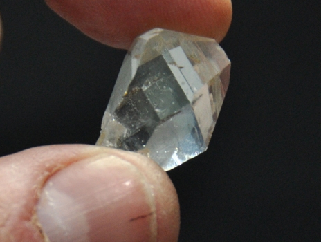 Herkimer Diamant, ca. 24 Carat, Dopppelender, Bergkristall, Heilstein