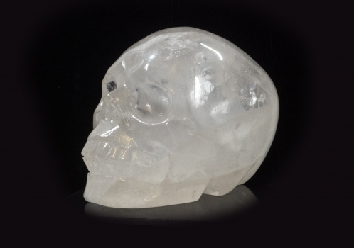 Kristallschädel, Skull, Bergkristall 710 Gramm