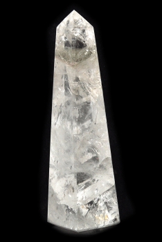 Bergkristall Obelisk Nr. 1, alle Seiten poliert
