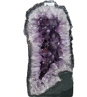 Amethyst und Citrin Drusen und Spitzen