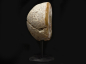 Preview: Agate geode on metal stand, No. 8