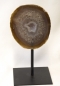 Preview: Achat-Geode auf Metallständer, Nr. 2