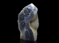 Preview: Indo-Pazifische Blaue Korallenplatte - Blue Ridge Coral Slab Heliopora Coerulea - Blaue Koralle Nr. 2