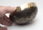 Preview: Klangschale Nepal schwarz-gold