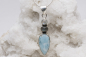 Preview: Larimar pendant with moonstone and labradorite, set in 925 silver, 35.60 carats