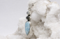Preview: Larimar pendant with moonstone and labradorite, set in 925 silver, 35.60 carats