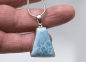 Preview: Larimar Anhänger AAA Nr. 3, in 925 Silber gefasst
