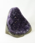 Preview: Uruguay Amethyst seitlich poliert, dunkle, violette Kristalle