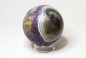 Preview: Amethyst-Achat Kugel, Edelstein-Kugel Nr. 5