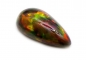 Preview: Welo Multi-Fire Black Opal Äthiopien, tropfenförmig 3 Carat