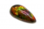 Preview: Welo Multi-Fire Black Opal Äthiopien, tropfenförmig 3 Carat
