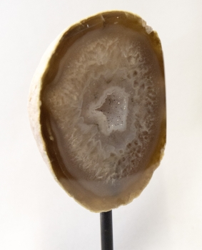 Achat-Geode auf Metallständer, Nr. 2