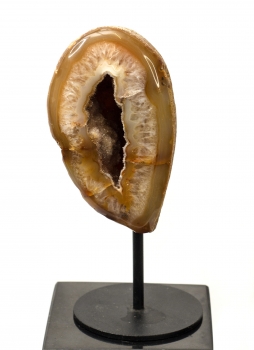 Achat-Geode auf Metallständer, Nr. 8