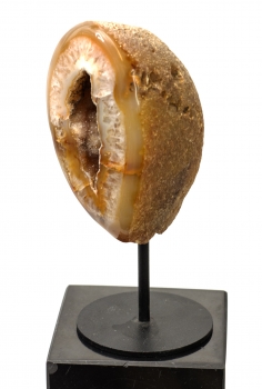 Achat-Geode auf Metallständer, Nr. 8