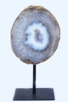 Achat-Geode auf Metallständer Nr. 9
