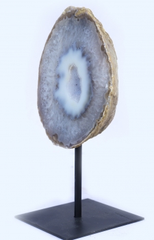 Achat-Geode auf Metallständer Nr. 9