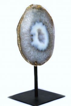 Achat-Geode auf Metallständer Nr. 9