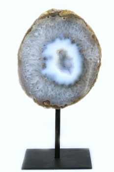 Achat-Geode auf Metallständer Nr. 9