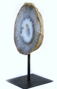 Achat-Geode auf Metallständer Nr. 9