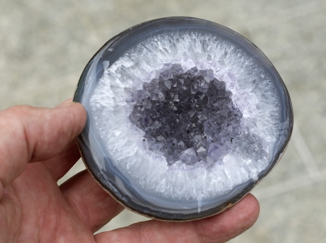 Achatgeode natur 1, Brasilien
