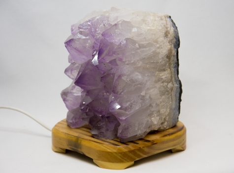Gemstone Lamp Amethyst No. 1