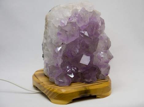 Gemstone Lamp Amethyst No. 1