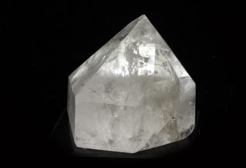 Bergkristall Spitze Nr. 9, alle Seiten poliert