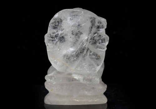 Ganesha Engraving, Rock Crystal