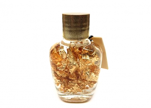 Goldfläschen mit 24 Karat Goldflocken