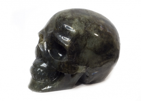 Kristallschädel, Skull, Labradorit, ca. 1140 Gramm