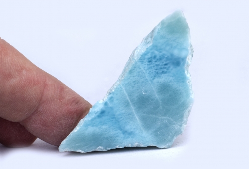 Larimar Rohstein, 215 Carat! Atlantisstein, eine seite anpoliert, Top-Qualität