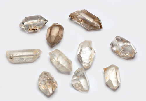 Herkimer diamond, Lot No 2, 83,5 carat, double end, rock crystal