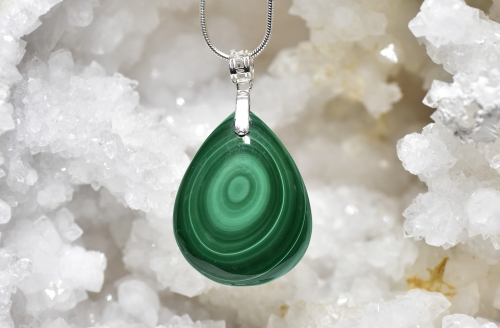 Malachite cabochon Congo no 1