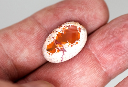 Mexikanischer Feueropal ca. 9,1 Carat Cabochon Nr. 1