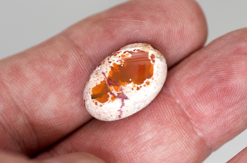 Mexikanischer Feueropal ca. 9,1 Carat Cabochon Nr. 1