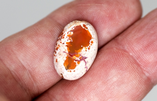 Mexikanischer Feueropal ca. 9,1 Carat Cabochon Nr. 1