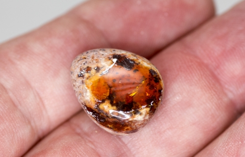Mexikanischer Feueropal ca. 18,4 Carat Cabochon Nr. 2