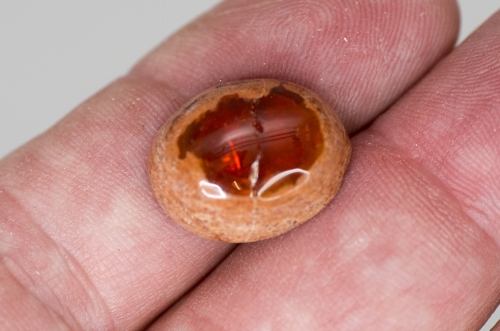 Mexikanischer Feueropal ca. 11,7 Carat Cabochon Nr. 4
