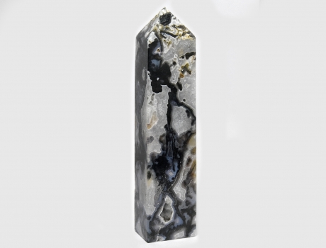 Moss Agate Obelisk XL