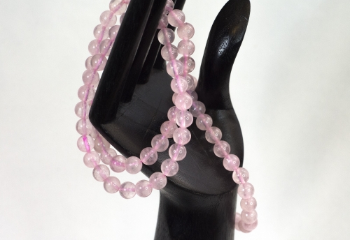 Rosenquarz Kugelarmband