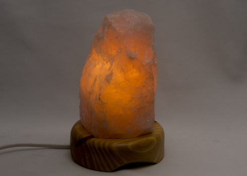 Edelstein-Lampe Rosenquarz Nr. 2