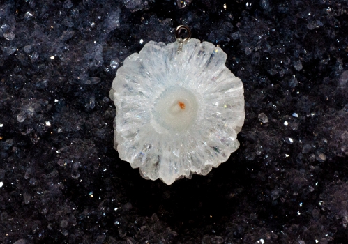 Solar Quarz Nr. 1, Stalaktiten Rosette, 58,35 Carat
