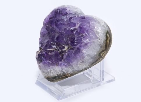 Uruguay Amethyst- Herz, Nr. 8