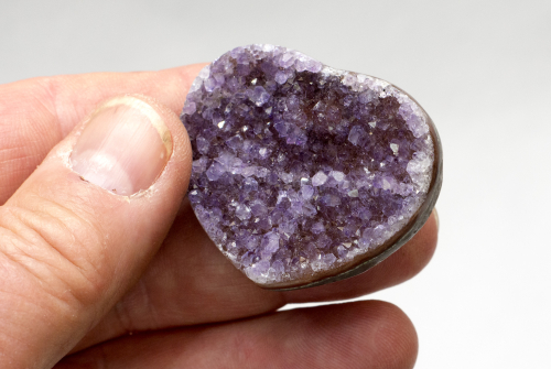 Amethyst- Herz Uruguay Top-Qualität, Nr. 9