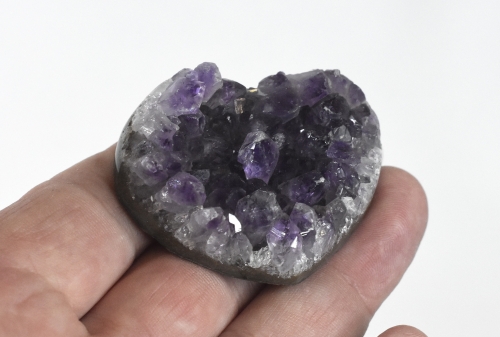 Uruguay Amethyst- Herz, Nr. 2