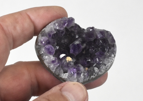 Uruguay Amethyst- Herz, Nr. 2