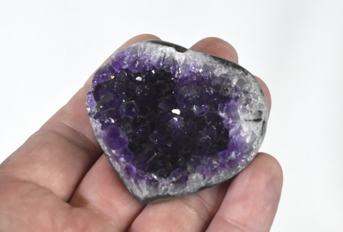 Uruguay Amethyst- Herz, Nr. 1