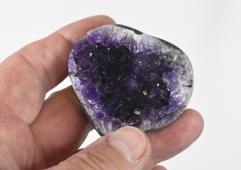 Uruguay Amethyst- Herz, Nr. 1