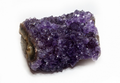 Uruguay Amethyst Nr. 11, 235 Gramm, sehr dunkle Kristalle