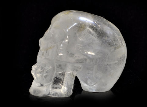 Crystal skull, rock crystal 260 grams